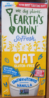 Oat - Vanilla Unsweetened (Earth's Own)